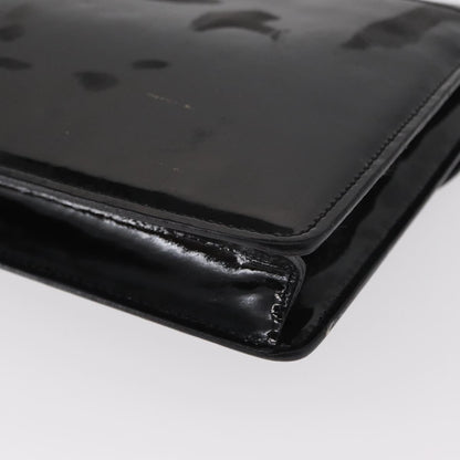 Celine Clutch Bag ENAMEL, BLACK, PATENT_LEATHER, Clutche & pouche