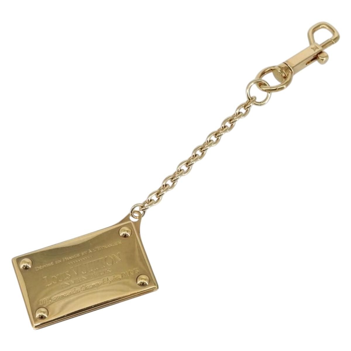 Louis Vuitton Key Chain Metal, GOLD, METAL, Charms and Keychains