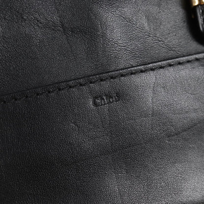 Chloe Alice Satchel Leather, WHITE, LEATHER, Handbag