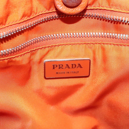Prada Vintage Handbag Canvas and Leather, BEIGE, CANVAS, Handbag
