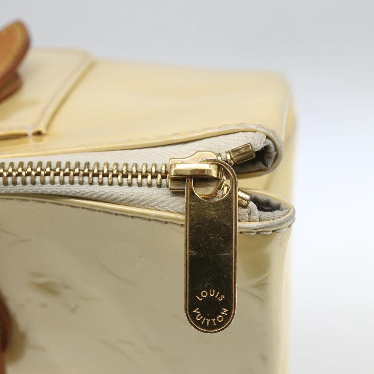 Louis Vuitton Rosewood Avenue Handbag Monogram Vernis, BEIGE, PATENT_LEATHER, Handbag