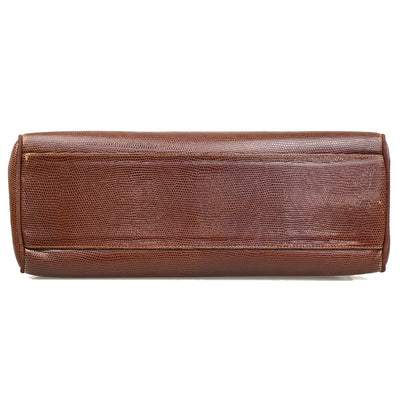 Salvatore Ferragamo Vara shoulder Bag Leather, BROWN, LEATHER, Shoulder bag