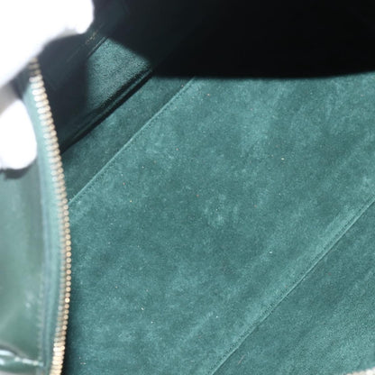 Saint Laurent Classic Duffle Bag Leather, GREEN, LEATHER, Travel bag