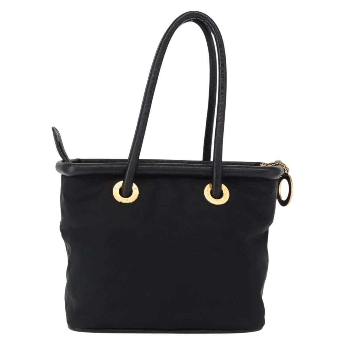 Celine Handbag Nylon, BLACK, NYLON, Handbag