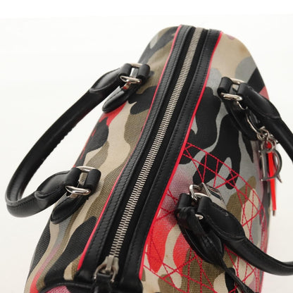Christian Dior Polochon Satchel Limited Edition Anselm Reyle Camouflage Canvas, MULTICOLOUR, CANVAS, Travel bag