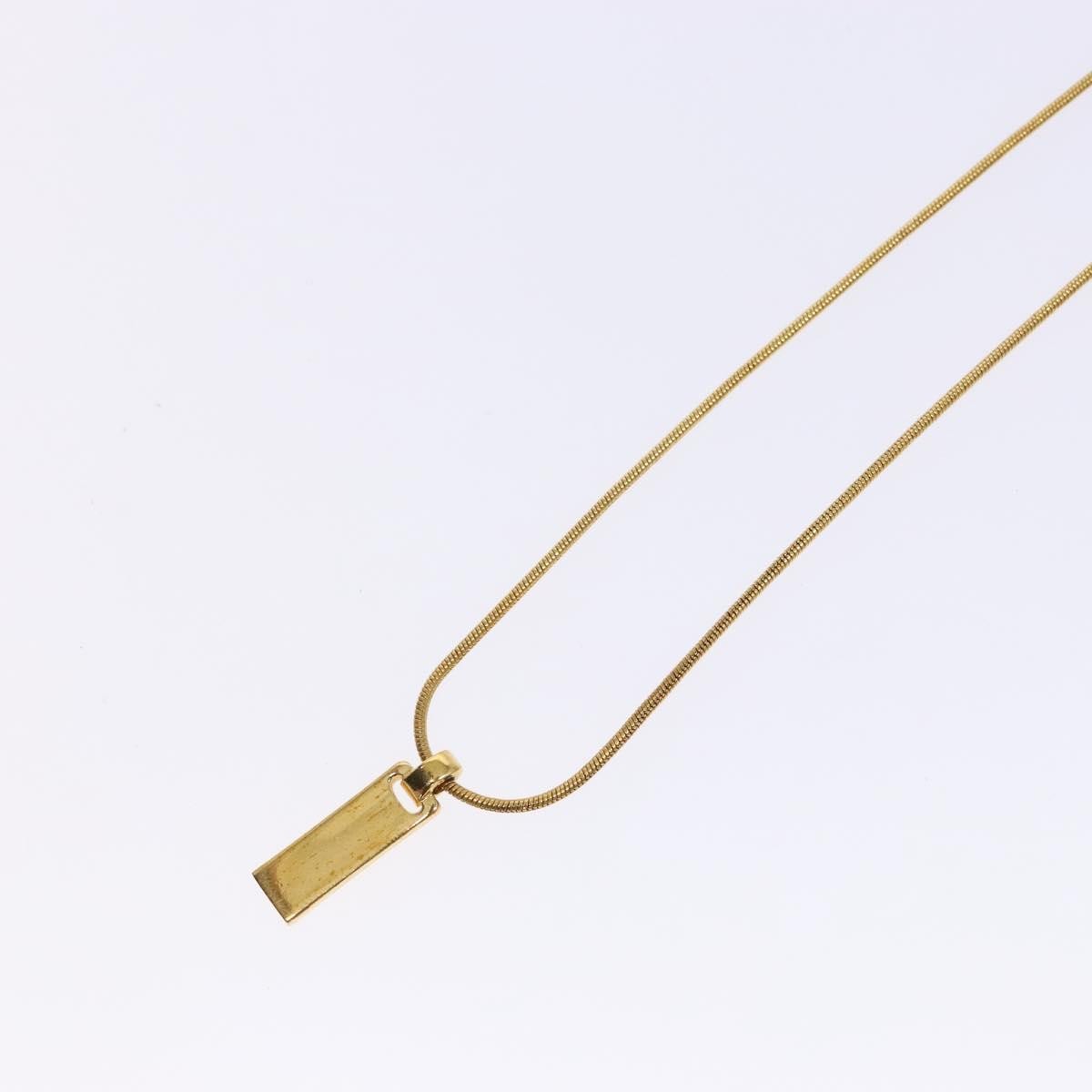 Christian Dior Dior Letters Necklace Metal, GOLD, METAL, Necklace