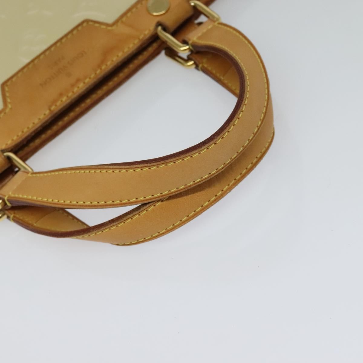 Louis Vuitton Brea Handbag Monogram Vernis, BEIGE, PATENT_LEATHER, Handbag