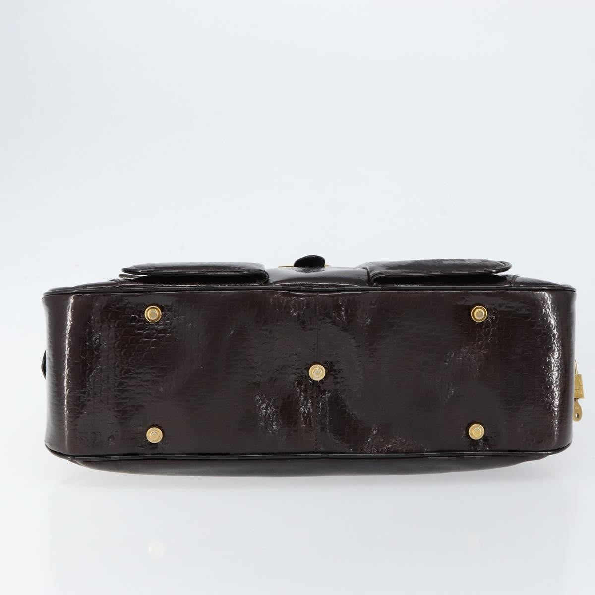 Christian Dior Vintage Saddle Bowler Bag Trotter Canvas, BROWN, CANVAS, Handbag