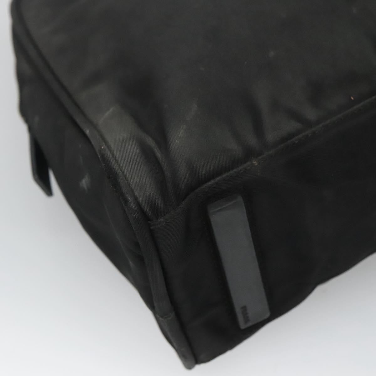 Prada Zip Around Tote Tessuto, BLACK, NYLON, Tote bag