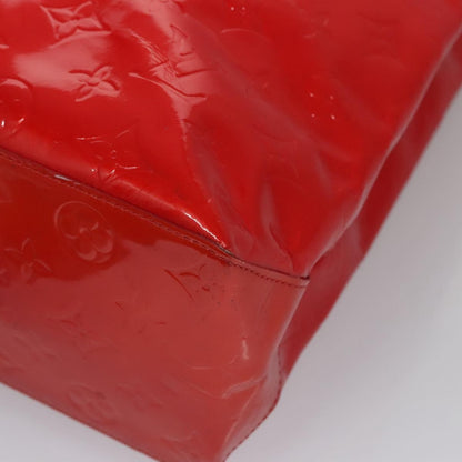 Louis Vuitton Reade Handbag Monogram Vernis, RED, PATENT_LEATHER, Handbag