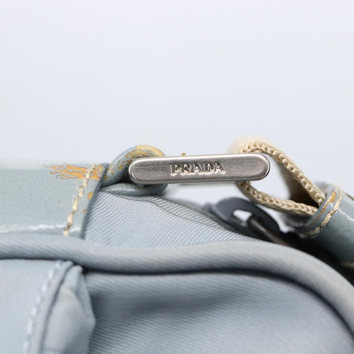 Prada Front Pocket Camera Bag Tessuto, BLUE, NYLON, Shoulder bag
