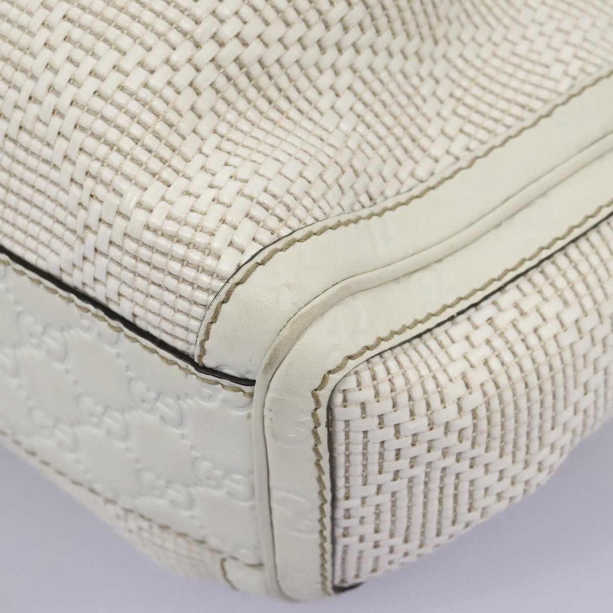 Gucci Sukey Tote Diamante Woven Raffia, SILVER, WOOD, Handbag