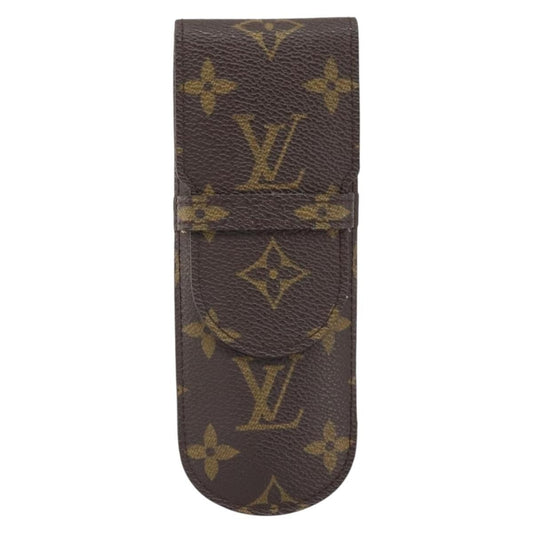 Louis Vuitton Etui à stylo Canvas, BROWN, CANVAS, Clutche & pouche