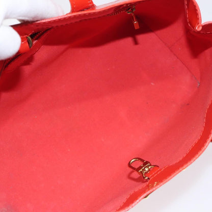 Louis Vuitton Wilshire Handbag Monogram Vernis, ORANGE, PATENT_LEATHER, Handbag