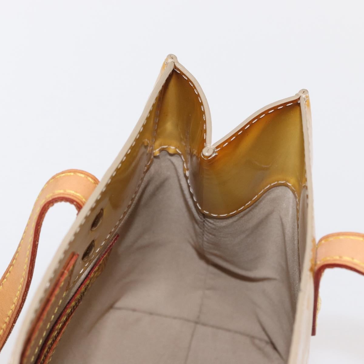 Louis Vuitton Reade Handbag Monogram Vernis, BEIGE, PATENT_LEATHER, Handbag
