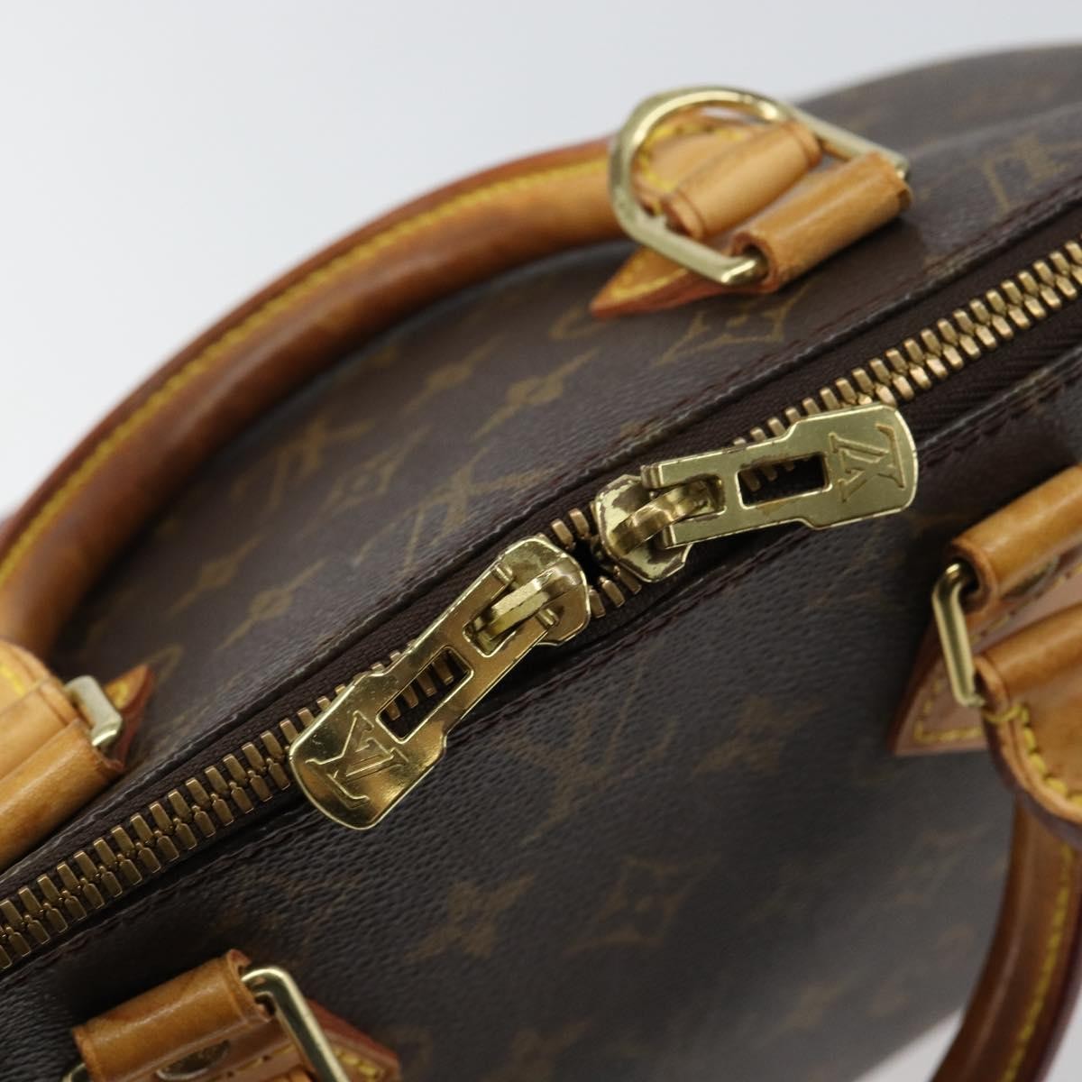 Louis Vuitton Alma Handbag Monogram Canvas, BROWN, CANVAS, Handbag