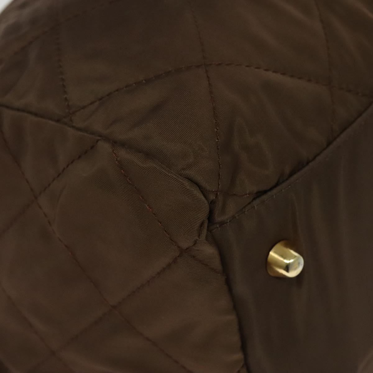 Prada Boston Bag Quilted tessuto, BROWN, NYLON, Travel bag