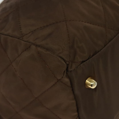 Prada Boston Bag Quilted tessuto, BROWN, NYLON, Travel bag