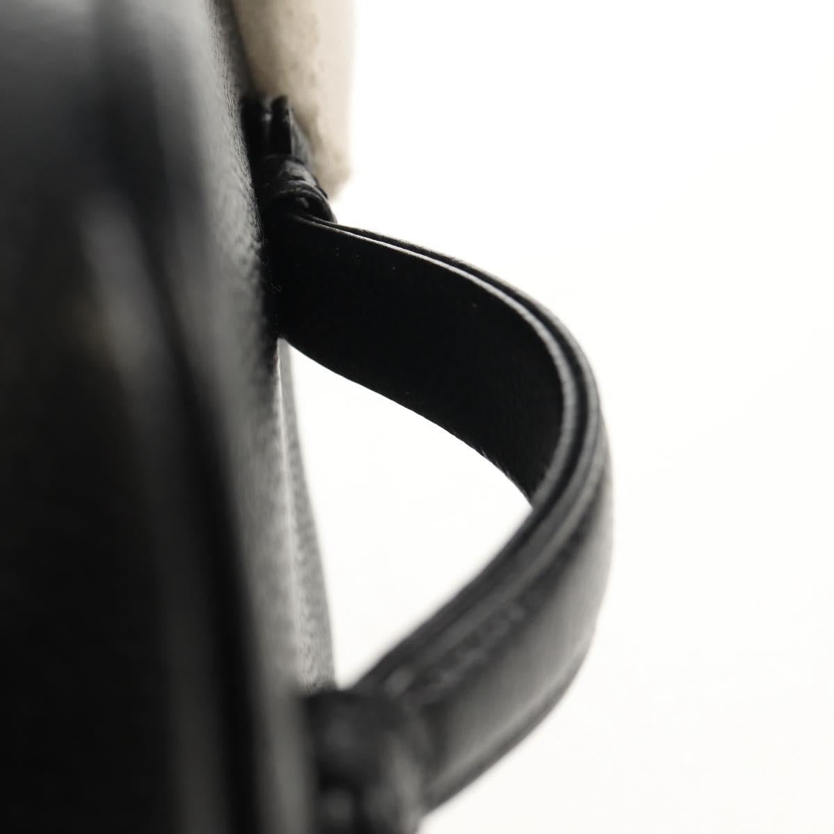 Chanel Vintage Timeless Cosmetic Case Caviar, BLACK, LEATHER, Clutche & pouche