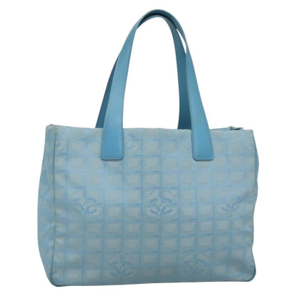 Chanel Travel Line Tote Nylon, BLUE, NYLON, Tote bag