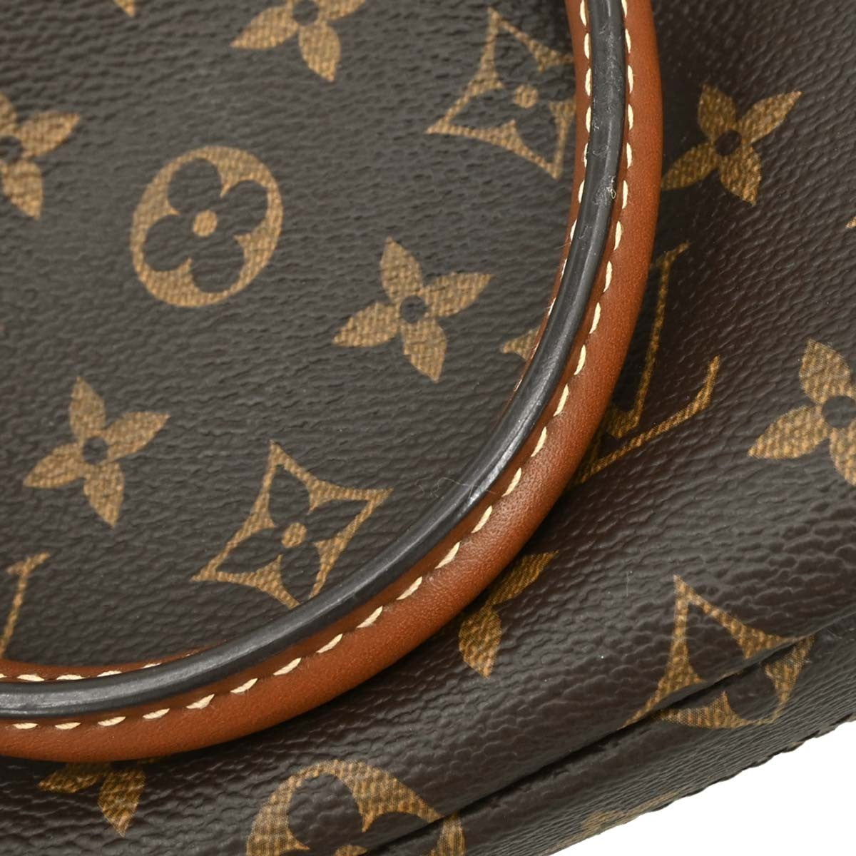 Louis Vuitton Pallas Tote Monogram Canvas with Leather, BROWN, CANVAS, Handbag