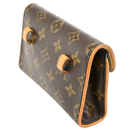 Louis Vuitton Florentine Waist Bag Monogram Canvas, BROWN, CANVAS, Shoulder bag