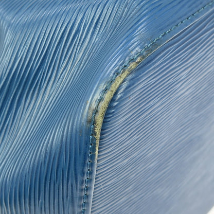 Louis Vuitton Petit Noe Handbag Epi Leather, BLUE, LEATHER, Shoulder bag