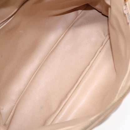 Chanel Vintage Chain Shoulder Bag Quilted Lambskin, BEIGE, LEATHER, Shoulder bag