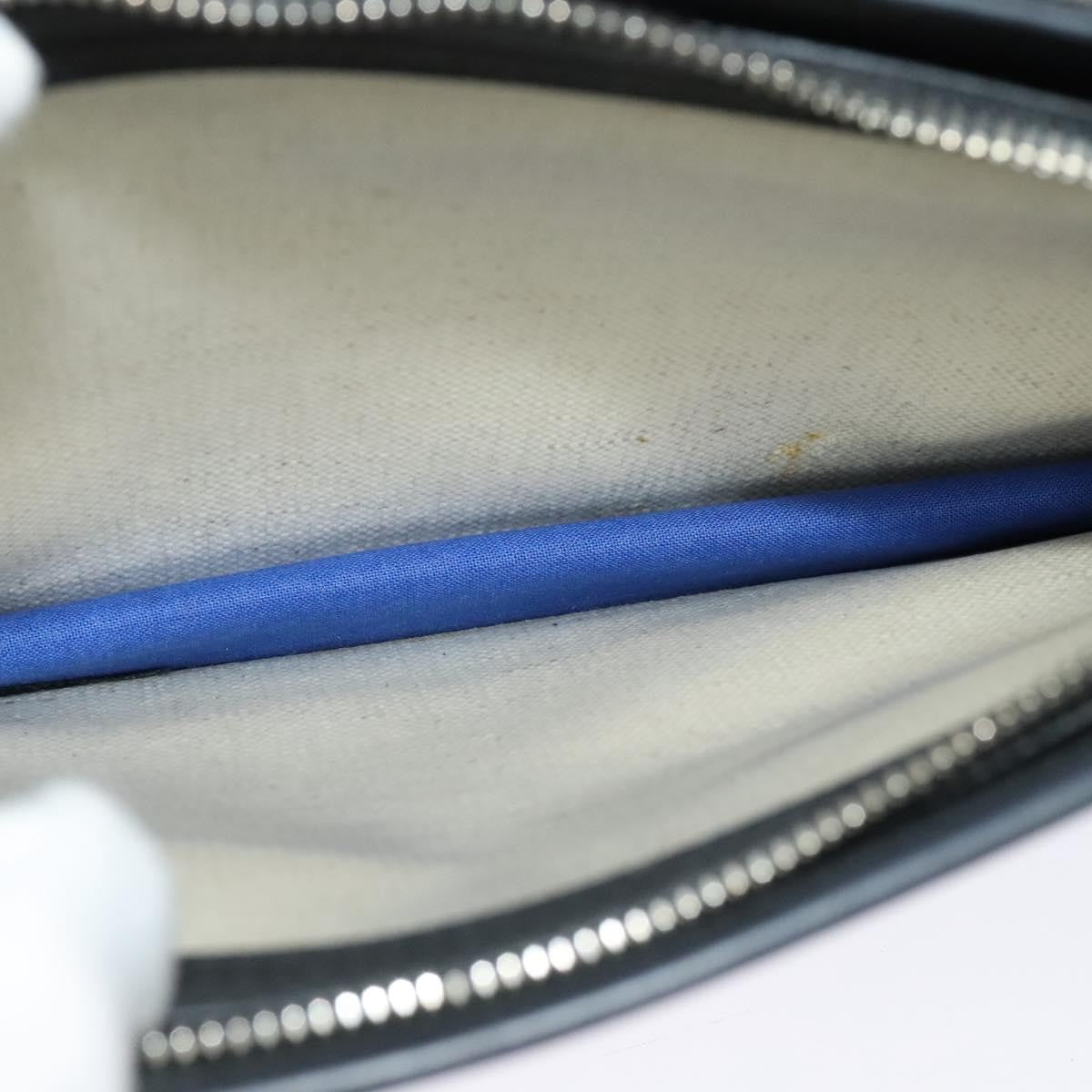 Balenciaga Navy Pochette Canvas and Leather, BEIGE, CANVAS, Shoulder bag