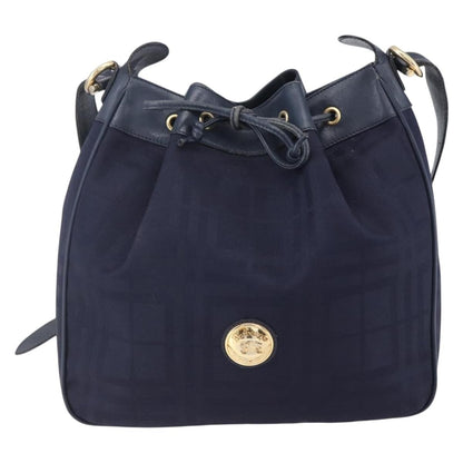 Burberry Vintage Shoulder Bag Nylon, NAVY, NYLON, Shoulder bag