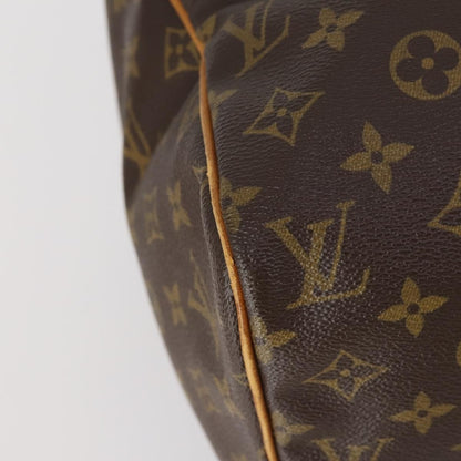 Louis Vuitton Sac Souple Handbag Monogram Canvas, BROWN, CANVAS, Travel bag