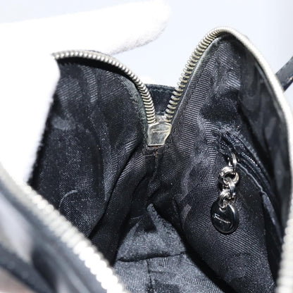 Salvatore Ferragamo Gancini handbag Leather, BLACK, LEATHER, Handbag