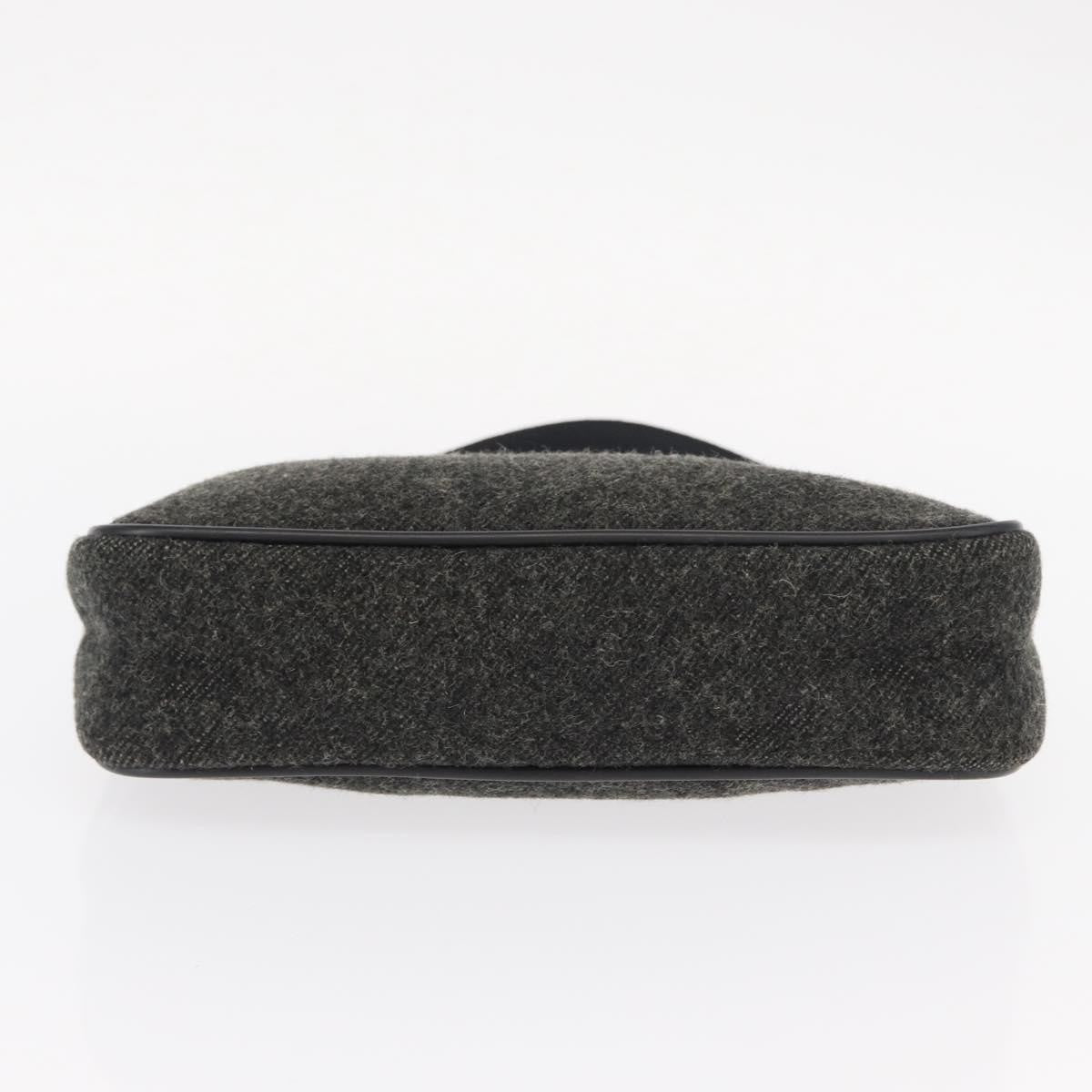 Prada Re-Edition 2000 Hobo Wool, GRAY, WOOL, Handbag