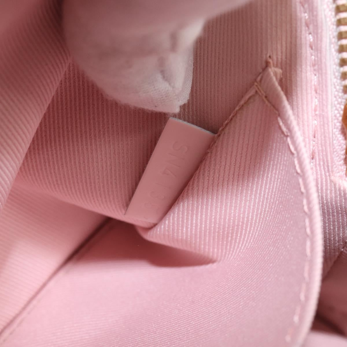 Louis Vuitton Alma Chain Handbag Vernis with Monogram Canvas, PINK, PATENT_LEATHER, Shoulder bag