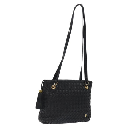 Bally Vintage Shoulder Bag Quilted leather, Black, Leather, Shoulder Bag