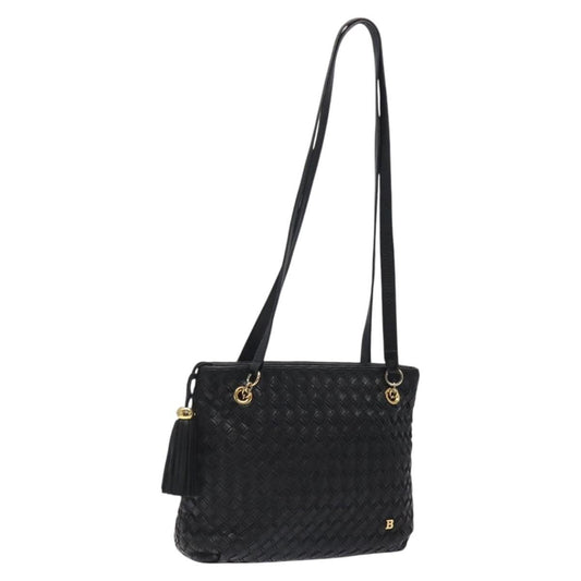Bally Vintage Shoulder Bag Quilted leather, Black, Leather, Shoulder Bag