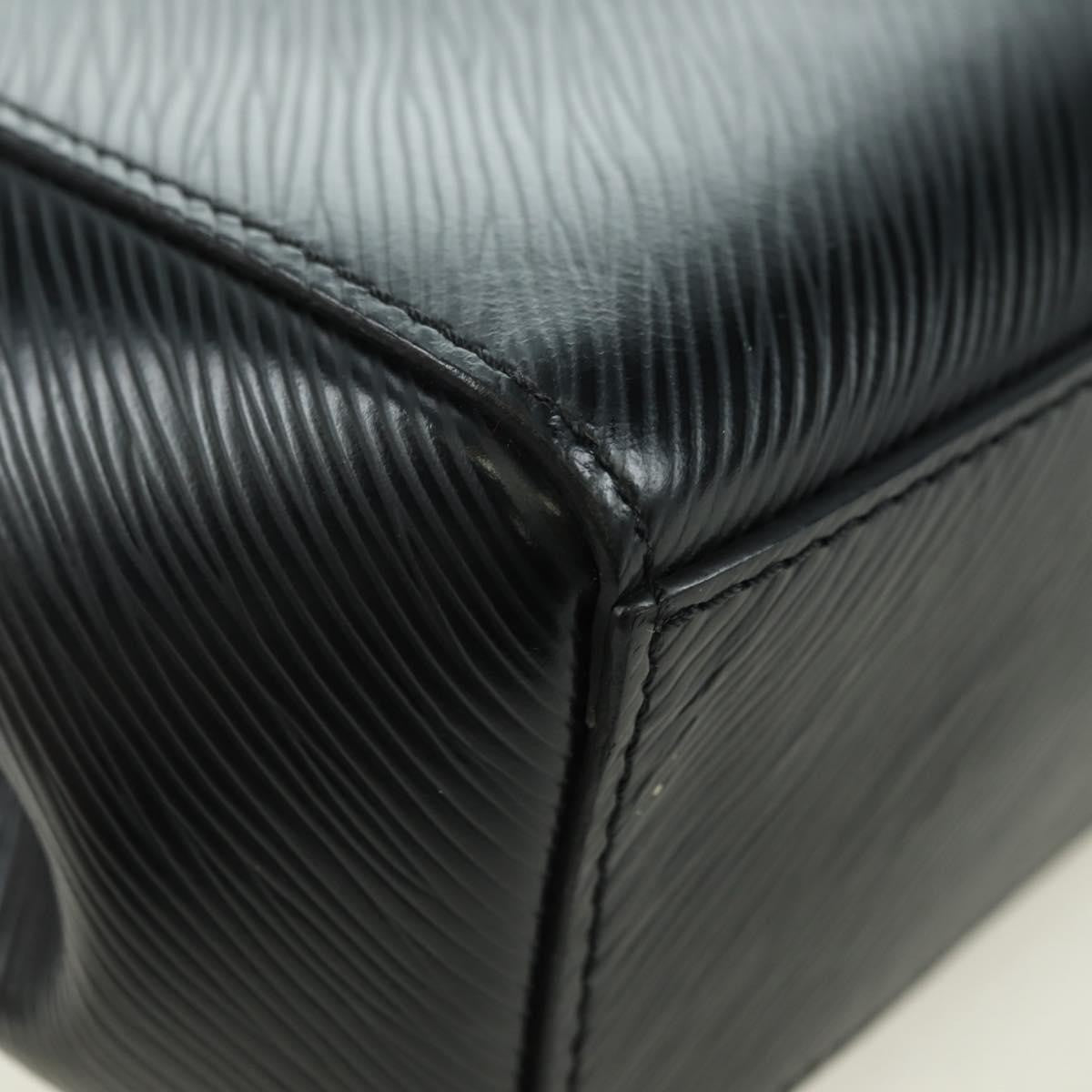 Louis Vuitton Boccador Handbag Epi Leather, Black, Leather, Shoulder Bag