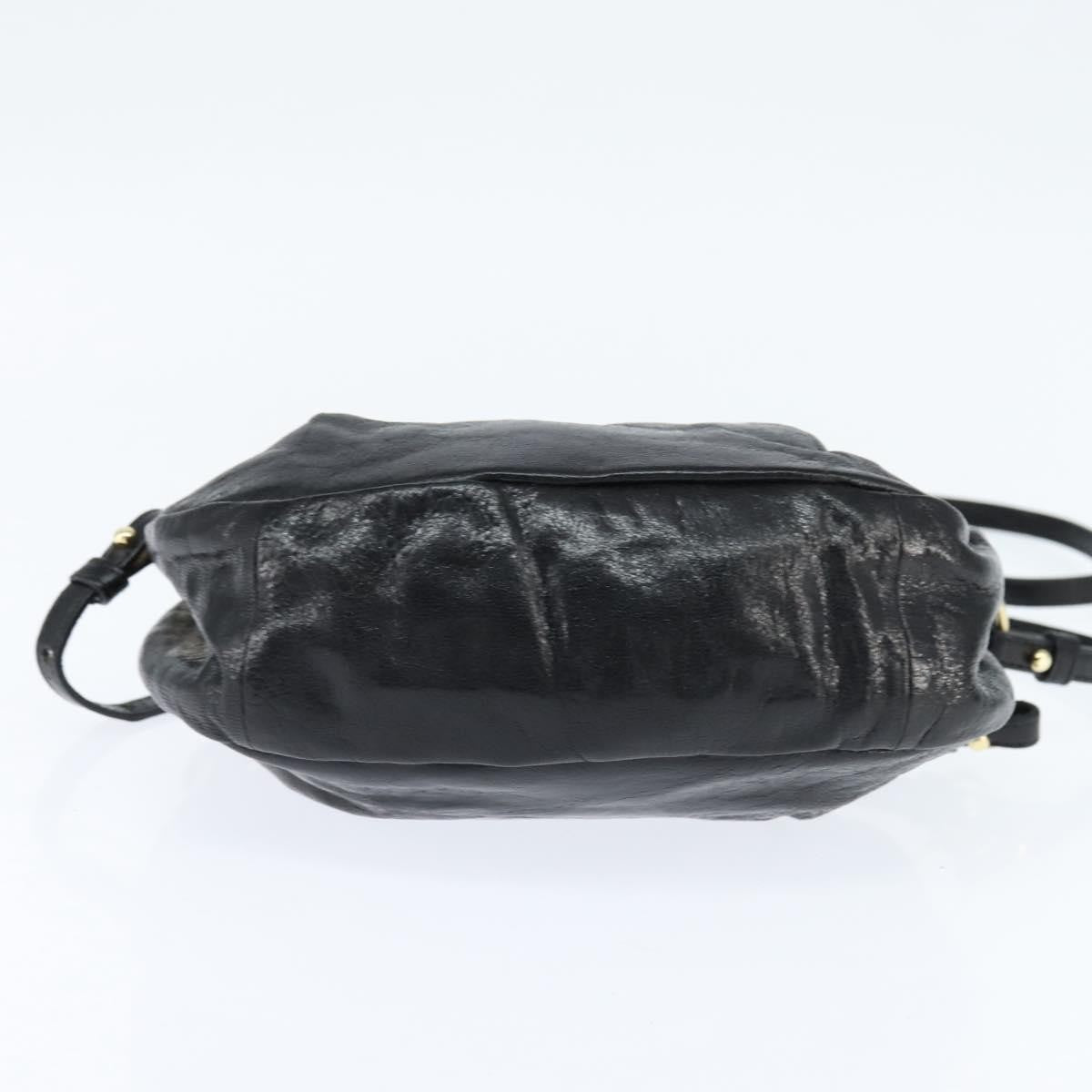 Chloe Vintage Shoulder Bag Leather, BLACK, LEATHER, Shoulder bag