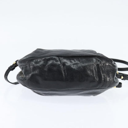 Chloe Vintage Shoulder Bag Leather, BLACK, LEATHER, Shoulder bag