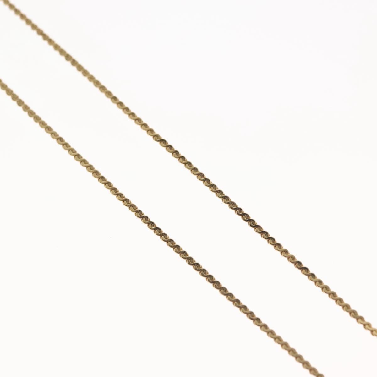 Christian Dior CD Pendant Necklace Gold-plated, GOLD, METAL, Necklace