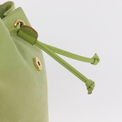 Salvatore Ferragamo Gancini Backpack Suede, GREEN, SUEDE, Backpack