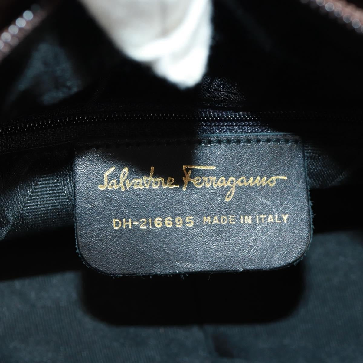 Salvatore Ferragamo Vintage Tote bag Leather, BROWN, LEATHER, Tote bag