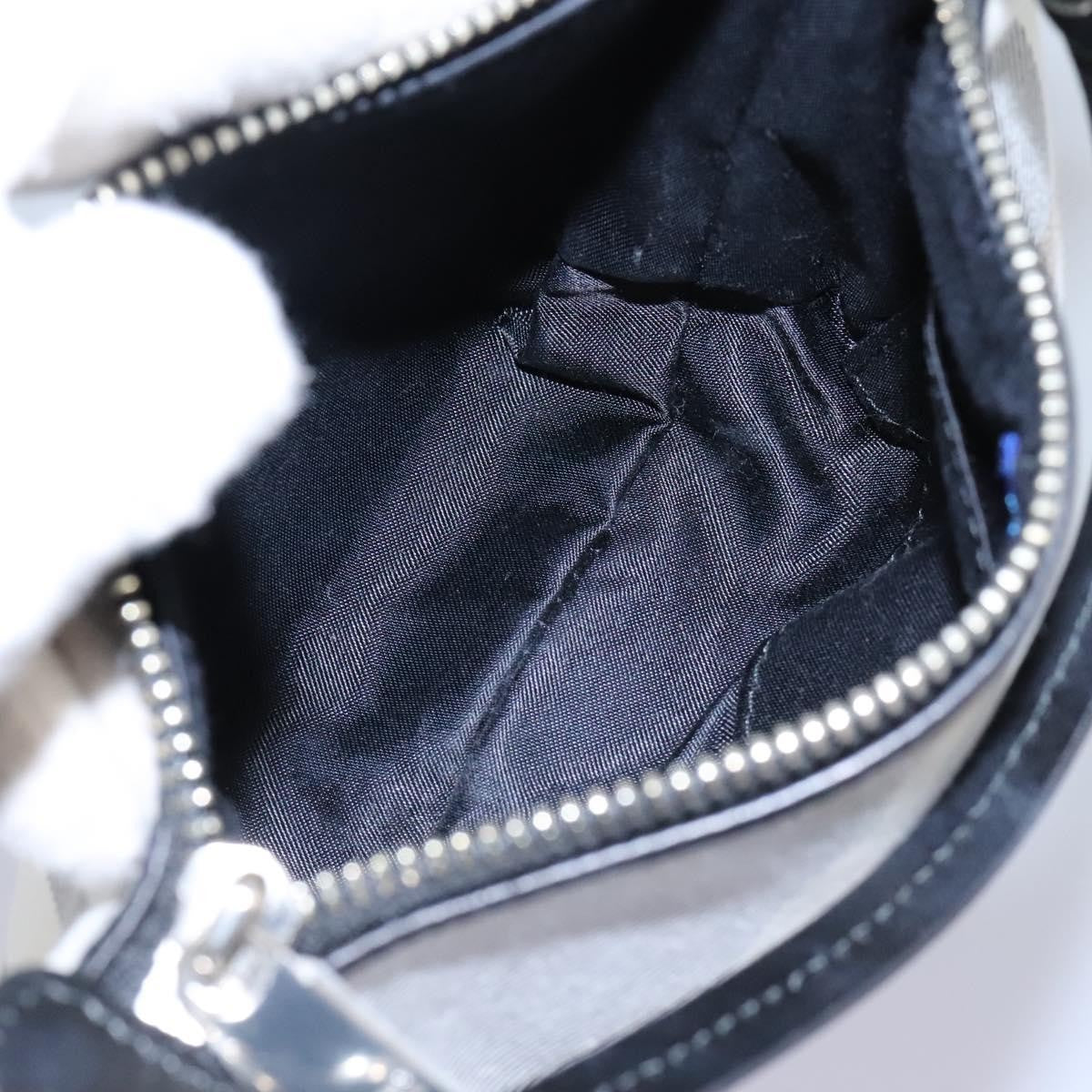 Burberry Nova check Pochette Nylon, GRAY, CANVAS, Clutche & pouche