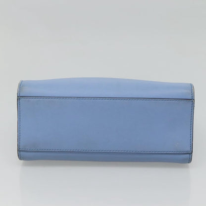 Gucci GG Ribbon Tote Leather, BLUE, LEATHER, Shoulder bag