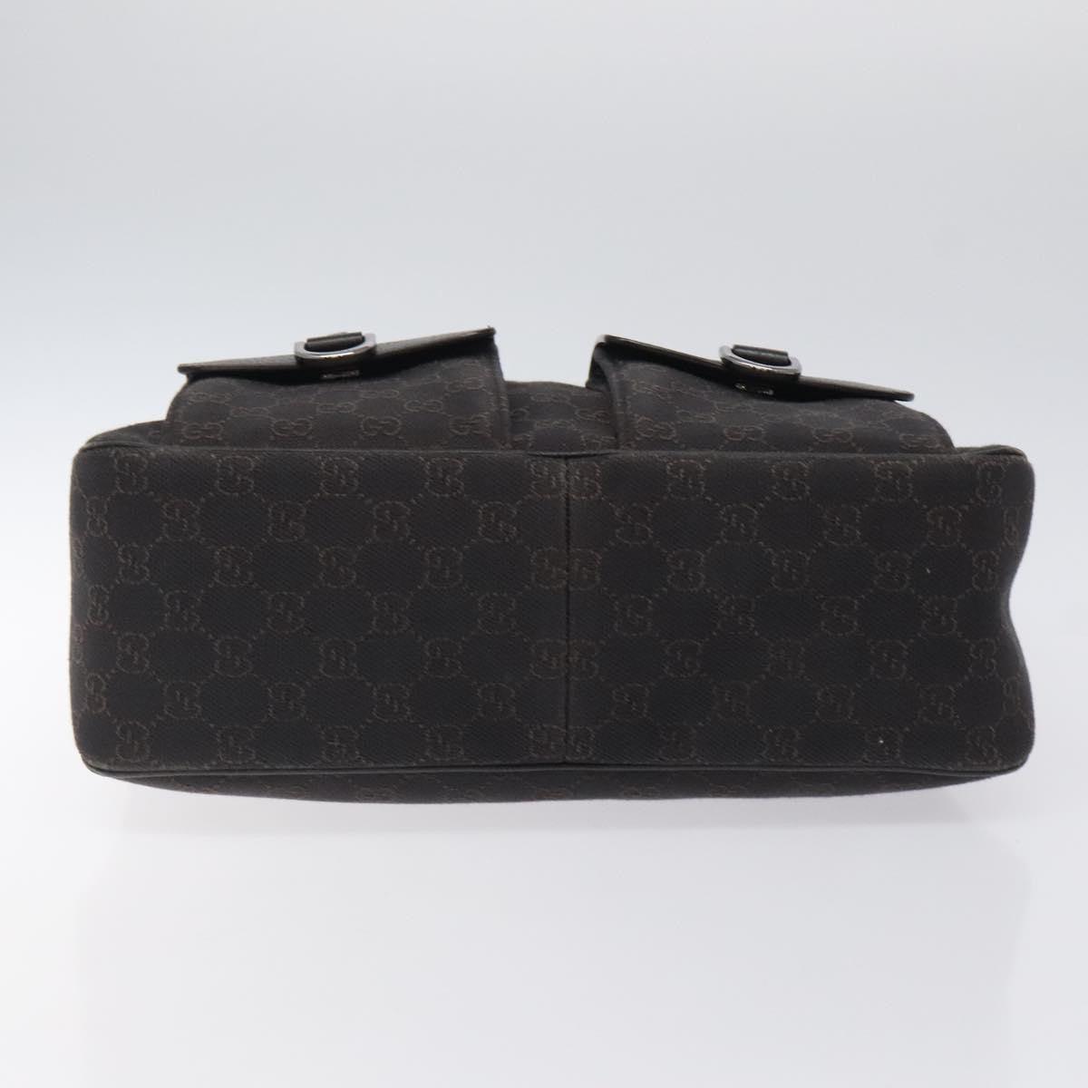 Gucci Abbey Pocket Hobo GG Canvas, BROWN, CANVAS, Shoulder bag