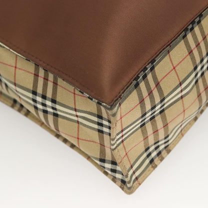 Burberry Nova Check Tote Nylon, BROWN, NYLON, Tote bag