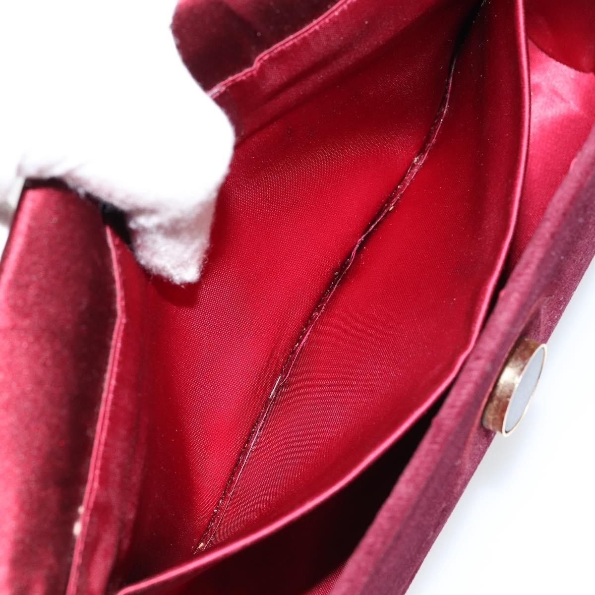 Bally Vintage Shoulder Bag Velvet, RED, VELVET, Shoulder bag