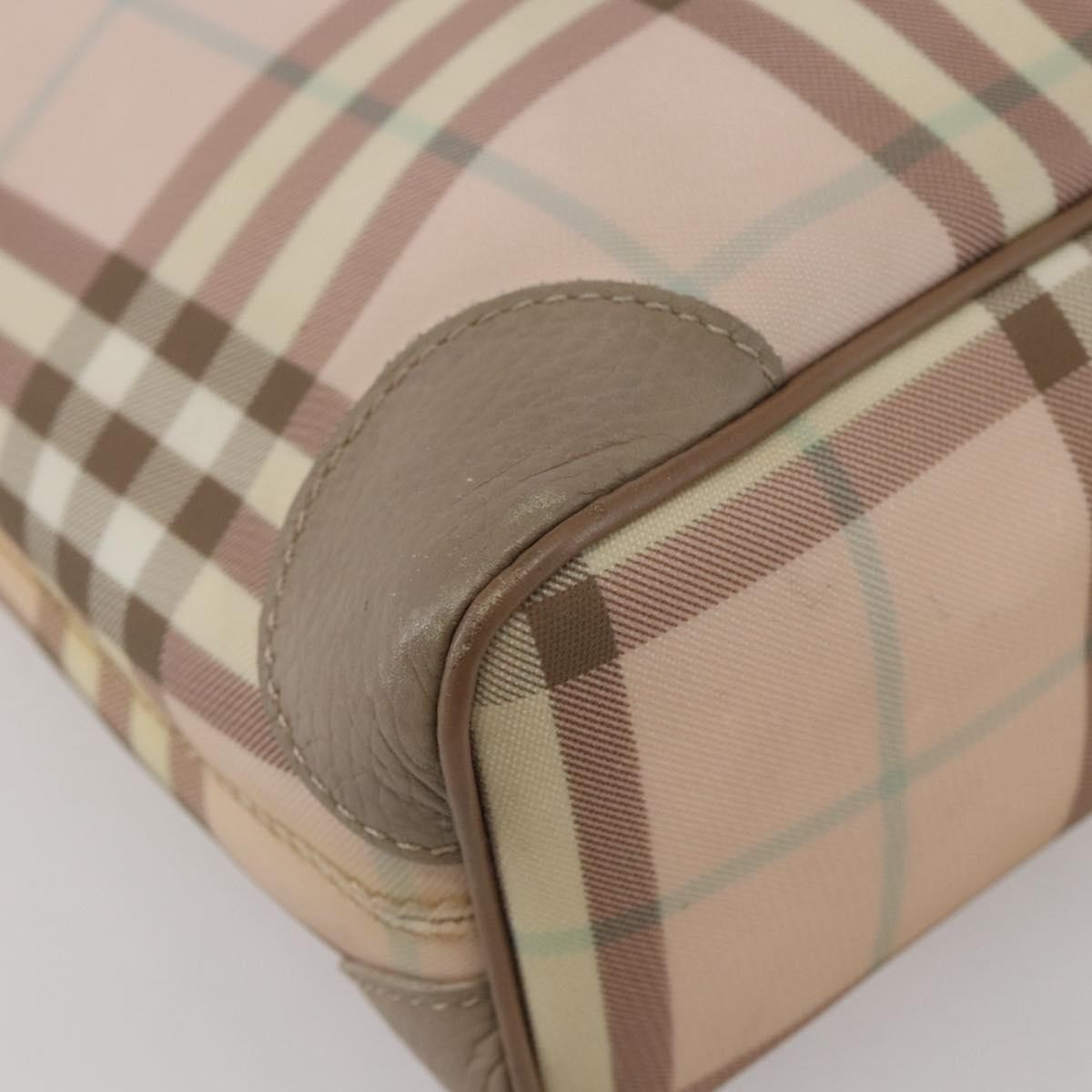 Burberry Nova Check Tote canvas check pattern, PINK, CANVAS, Tote bag