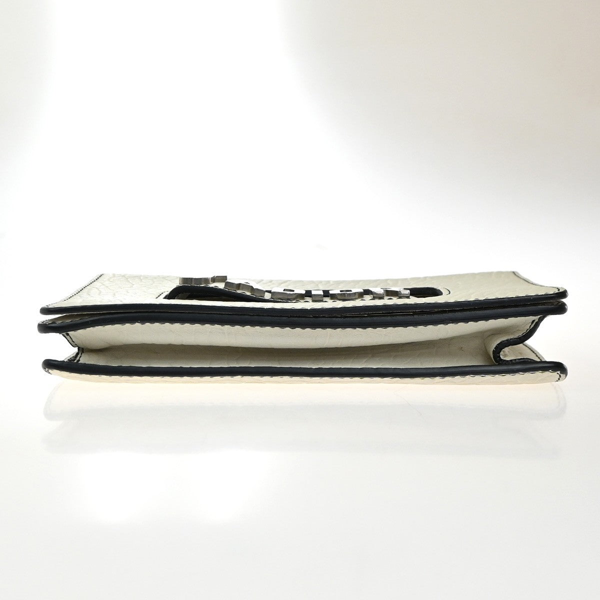Christian Dior J'Adior Flap Bag Canyon Grained Lambskin with Mosaic Detail, White, Leather, Shoulder Bag