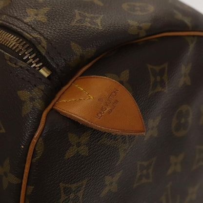 Louis Vuitton Keepall Bag Monogram Canvas, BROWN, CANVAS, Travel bag